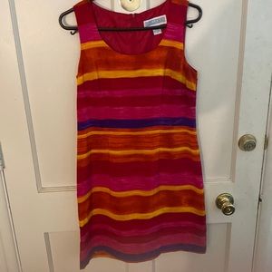 Beautiful colored dress zipper back